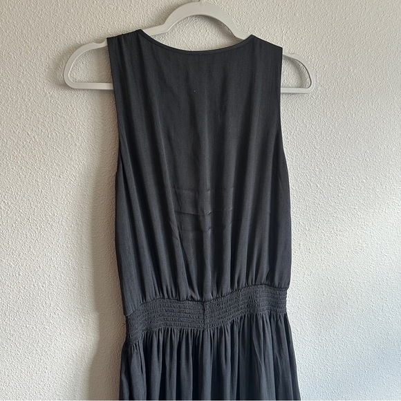 Evereve Black Tiered Maxi Dress Small - Picture 9 of 12